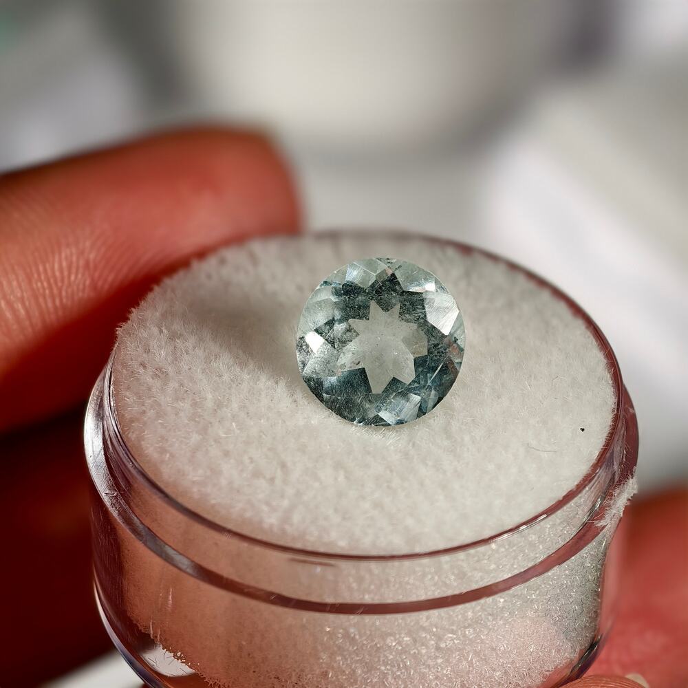2.35ct Aquamarine Round Cut Gemstone